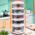 Food Cover Insulation Dust-proof Covers Multi-layer Anti-flies Refrigerator Bacteria Household Dining Table Leftovers Storage - صورة 4