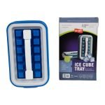 Portable Folding Summer Silicone Ice Cube Bottle Tray Mold with Removable Lid - صورة 3