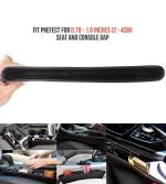 Vehicle Storage Box | Premium PU Leather Seat Catcher | Gap Filler Car Organizer| - صورة 5