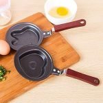 Jinaya Cute Kitty Cartoon Mini Non -Stick Breakfast Omelette Pan Pancake Egg Fryer Skillet - Image 4