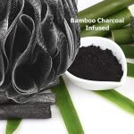 Loofah-Charcoal Back-Scrubber & Bath-Sponges - Image 10