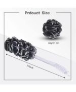 Loofah-Charcoal Back-Scrubber & Bath-Sponges - Image 5