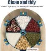 Grid wall-Mounted Grain Storage Box - صورة 3