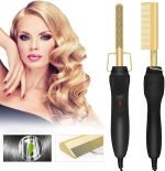 Hot Comb Straightener Electric Hair - Image 17