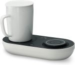 JB Trio Mobile Wireless Qi-Certified Fast Charger with Mug Warmer/Drink Cooler