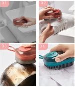 Automatic Liquid Addition Brush Laundry Cleaning Brush - صورة 7