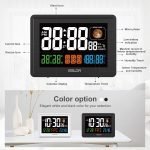 BALDR Atomic Alarm Clock in Color - Digital Clock with Large Display - Calendar & Moon Phase - Image 6