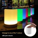 Wireless Speaker with colour changing touch lamp - صورة 4