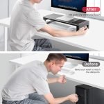 Wireless Charging Aluminum Monitor Stand - Image 3