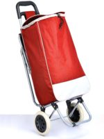 PAffy Foldable Shopping Trolley Bag with Chair - صورة 5