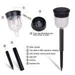 ychee Outdoor Solar Garden Lights, Led Solar Torch Light Control - صورة 3