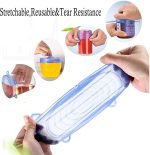 GOLIKEE 8PCS Food Grade Silicone Cup Lids,4 Pcs Cute Anti-dust Mug Cover - Image 4