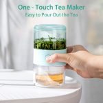 ZENS Travel Tea Set,Tritan Portable Teapot Infuser Set for One with 200ml - صورة 2