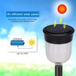 ychee Outdoor Solar Garden Lights, Led Solar Torch Light Control - صورة 5