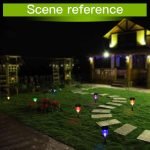 ychee Outdoor Solar Garden Lights, Led Solar Torch Light Control