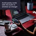 JB Trio Mobile Wireless Qi-Certified Fast Charger with Mug Warmer/Drink Cooler - صورة 3