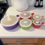 Evelots Set of 5 Deluxe Microwave And Freezer Bowls - صورة 2