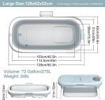 Foldable Portable Bathtub - صورة 9