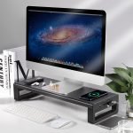 Wireless Charging Aluminum Monitor Stand - Image 5