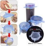 GOLIKEE 8PCS Food Grade Silicone Cup Lids,4 Pcs Cute Anti-dust Mug Cover - Image 3