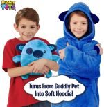 Huggle Pets Blue Puppy Animal Hoodie - صورة 6