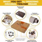 TESLYAR Wood Phone Docking Station Ash Key Holder Wallet Stand - Image 5