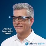 Ontel Rectangular Magnifying Eyewear, Black, Pack of 2 + 2.5 - صورة 2