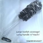 Loofah-Charcoal Back-Scrubber & Bath-Sponges - Image 9
