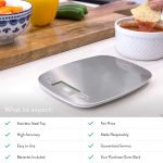 Digital Kitchen Scale Digital Weight Grams and Ounces (Stainless Steel) - صورة 4
