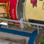 SimpleHouseware Stackable Can Rack Organizer, Silver - صورة 7