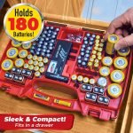 Ontel Battery Daddy 180 Battery Organizer and Storage Case with Tester, 1 Count - Image 8