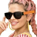 Cat Eye Fold able Polarized Sunglasses For Unisex