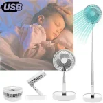 Rechargeable Folding Stand Fan - Image 13