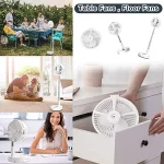 Rechargeable Folding Stand Fan - Image 14