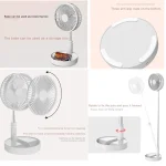 Rechargeable Folding Stand Fan - Image 16