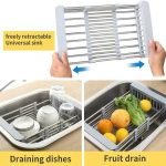 Dish Drying Sink Rack Extendable - صورة 3