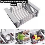 Dish Drying Sink Rack Extendable - صورة 4