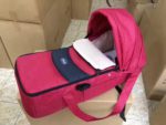 Baby Folding Travel Crib – Portable Sleeping Basket with Mosquito Net & Awning - صورة 2