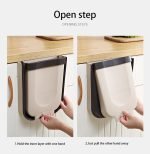 Folding Waste Bin Kitchen Cabinet Door - Image 4