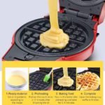 Electric Waffle Maker 3 in 1 - صورة 4
