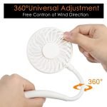 Mini Rechargeable Foldable Neck Fan - Image 5