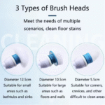 Electric Cleaning Brush 3-in-1 - صورة 8