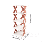 Simple multi-layer shoe cabinet rack - صورة 11