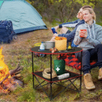 Folding Table with 4 Cup Holders - صورة 2