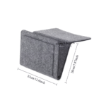 Felt Bedside Storage Organizer - Image 4