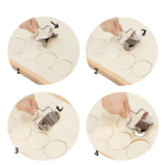 Stainless Steel Large Dumpling Skin Dough Circle Roller Machine Cutters - صورة 12