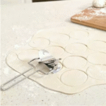 Stainless Steel Large Dumpling Skin Dough Circle Roller Machine Cutters - صورة 15