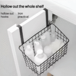 Hanging Door Rear Rack Grid Storage Basket - صورة 3