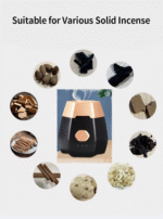 Electronic Mini Bakhoor Burner - صورة 8