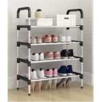 Simple Multi Layer Shoe Rack Stainless Organizer - صورة 3